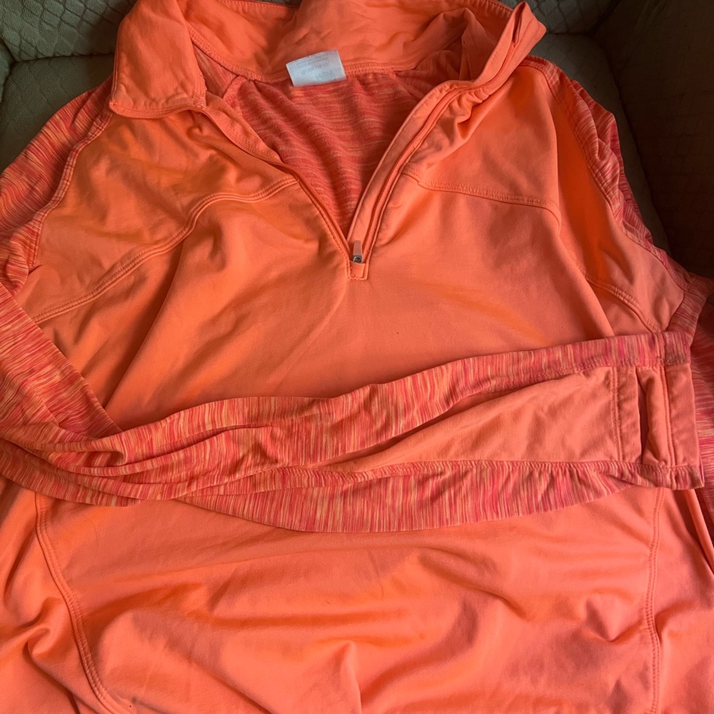 Bright Orange Athletic Pull Over